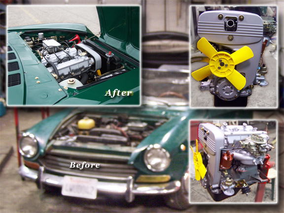 1968 Fiat Spider Motor Rebuild